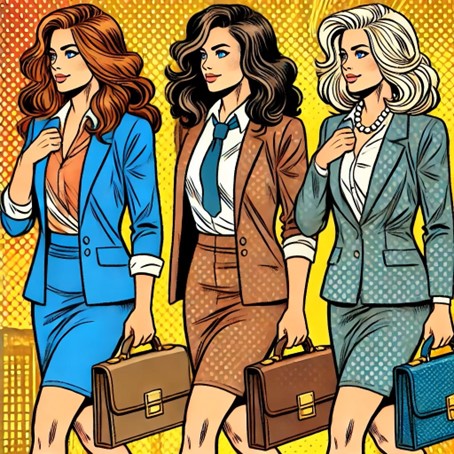 Virtuelles Büro – Team-Illustration
